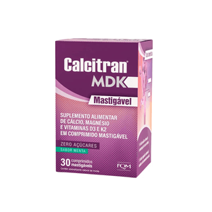 Calcitran MDK 30 Comprimidos Mastigáveis